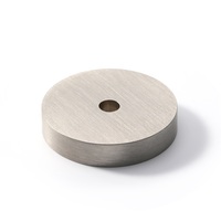 Porte-encens minimaliste MAXERY en laiton massif, mini brûleur rond pour bâtonnets d'encens, base en métal doré champagne moderne pour le yoga