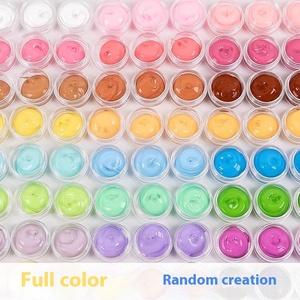 Petite potte de pigment en silicone pour macarons, à faire soi-même, spéciale pour crème huileuse, tempera et peinture à la gouache pour artistes - Product Image 4