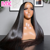 Pelucas de Cabello Humano Virgen Vietnamita SDD de 300 Densidades, Gruesas y Lacias, Sin Procesar, Súper Dobles, Lisas como Hueso, Peluca de Cabello Camboyano Virgen