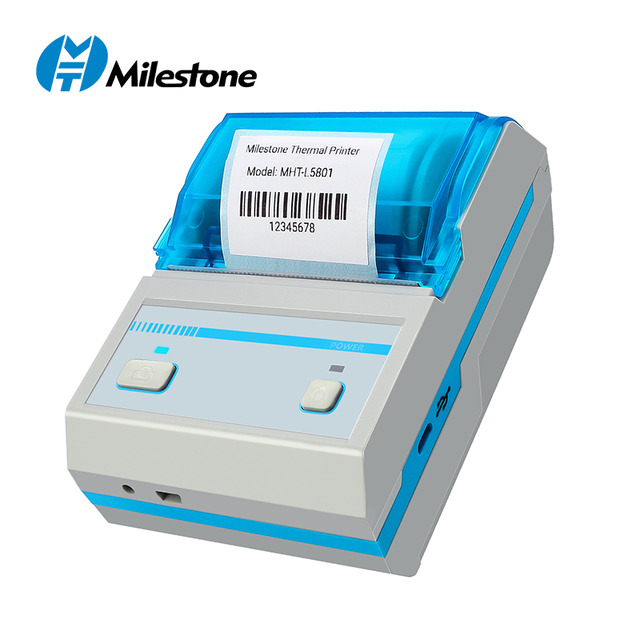 MHT-L5801 Mobile Wireless Pos 58mm Receipt Label 2 In1 Printer Thermal Driver Portable Mini Barcode Thermal Printer