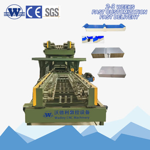 สายการผลิตแผ่นแซนวิช PU SP-5 คุณภาพสูง ได้รับการรับรองมาตรฐาน CE และ ISO พร้อมเครื่องผลิตแผ่นโฟมแซนวิชแบบต่อเนื่อง - Product Image 2