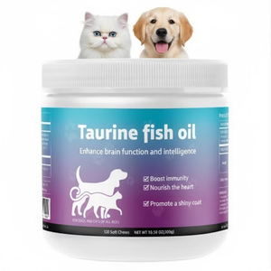 Integratore Alimentare OEM&ODM in Morbide Compresse di Olio di Pesce per Cani e Gatti con EPA/DHA e Vitamine - Salute del Cervello e dei Peli - Product Image 1