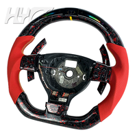 Volant personnalisé en cuir et fibre de carbone pour l'amélioration de l'intérieur de la voiture pour VW Volkswagen Golf 5 Mk5 GTI TSI Passat Maiteng Touran