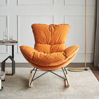 Meubles de salon, canapé moderne, chaise de salon en cuir, large et relaxante