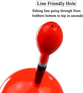 Nouveaux flotteurs de pêche Bobbers flotteurs à glissière Balsa pêche Bobber Slip Bobbers pour Crappie Panfish <span class=keywords><strong>truite</strong></span> basse - Product Image 6