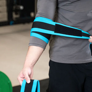 GAF Support Workout Adjustable Gym Fitness Elbow Wraps Non-Slip Breathable Weightlifting Elbow Wraps For Sale - Product Image 3