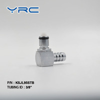Chine laiton connecteur d'eau coude robinet chromé tuyau barb