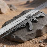 Réplica Realista de Pistola AKM, Miniatura de Rifle de Asalto de Aleación de Zinc de 23 cm, Coleccionable, de Gran Peso, para Exhibición en Escritorio, Regalo para Hombres