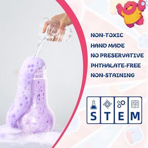 Bombe de bain Potion Mousses et bulles avec une éruption de couleurs Coloré et pétillant Divertissement scientifique pour tout-petits - Product Image 3