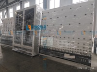 Eworld - Máquina de Lavado y Secado Vertical de Vidrio Aislante de Rendimiento Confiable, Limpiador de Vidrio Automático