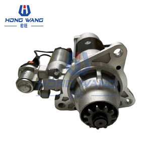 Moteur de démarrage diesel HongWang SK450/SK480-6 24V 5.5kW 11T M009T60171 pour moteur 6D24 (excavatrice sur chenilles) - Product Image 1