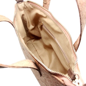 Bolso de Corcho Estilo Francés Natural Boshiho con Correa de Cuero, Bolso Tote de Corcho, Bolso Cruzado de Corcho y Cuero para Compras - Product Image 3
