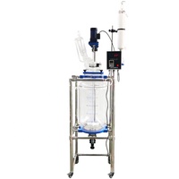 Hiệu Suất An Toàn Cao Double Jacket Glass Reactor 50 L Jacketed Glass Reactor
