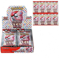 Version japonaise scellée Wuwu TCG 151 SV2A Gold Red Blue Enhancement Pack PTGG Jeu de société Peluche pour les 14 ans et plus