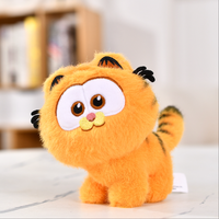 Venta al por mayor Super suave Garfield llavero de peluche de juguete Kawaii Animal relleno alivio del estrés de felpa para mochila y regalo