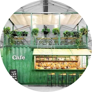 Cafetería de Contenedores de Envío de Lujo, Bar de Vinos, Quiosco de Helados al Aire Libre, Restaurante de Contenedores, Cafetería, Bar - Product Image 3