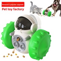 Großhandel: Umweltfreundlicher, wasserdichter IPX5 Haustier-Fressnapf & Spielzeug aus Kunststoff mit festem Muster – Neuheit für Hunde: Balance Car Slow Feeder