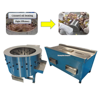 Éplucheuse automatique industrielle de gésiers de poulet 2000 pièces/h – Machine de nettoyage de gésiers haute efficacité pour abattoir de volailles