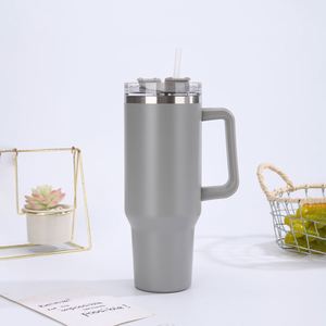 Gobelet de voyage H1.0 pour voiture, 40 oz, à double paroi isolée, avec couvercle, paille et base antidérapante, personnalisable avec logo ODM - Product Image 3