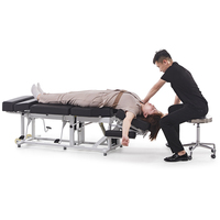 Table de massage électrique réglable pour traitement ostéopathique, acupuncture, spa médical, physiothérapie de la colonne vertébrale, rééducation