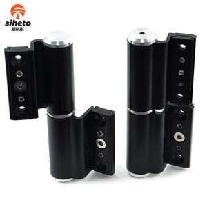 باب مفصلات من سبائك الألومنيوم للخدمة الشاقة مفصل باب أسود كتم الصوت قابل للتعديل قابل للفصل - Product Image 3