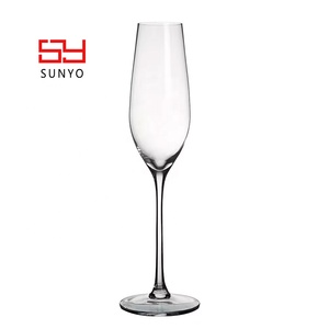 Flûtes à vin de tulipe de mariage en cristal sans plomb de marque de luxe léger Verres à champagne de mariage pour la fête - Product Image 5