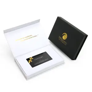 Custom voucher vip membership card nfc card holder gift credit card packaging box