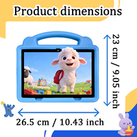 Tablette éducative YPORANGE 10,1 pouces, processeur MTK Octa Core, 3 Go + 64 Go, Android 12, écran capacitif 4000 mAh, Wi-Fi 5 GHz, 1280x800, 2MP+5MP
