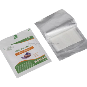 Pansement médical en gaze de <span class=keywords><strong>vaseline</strong></span>, gaze de paraffine non adhérente pour brûlures et plaies, disponible en OEM - Product Image 2