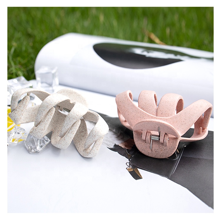 Женский Осьминог заколка для волос леди твердый модный экологически чистый биоразлагаемый полипропиленовый соломенный пластиковый инструмент для укладки заколка для волос осьминог