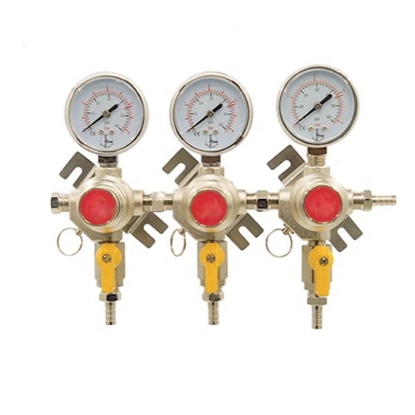 ビールディスペンサー用4タップ付きL型ビールタワーシルバーカラー