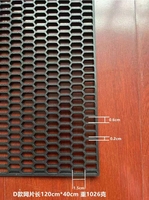 Grille de calandre en plastique de style hexagonal universelle pour voiture SUV