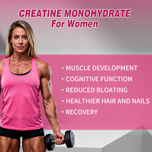 Suplemento Dietético en Polvo de Creatina Monohidrato con Mioinositol, Biotina y Colágeno para Mujeres, Marca Privada OEM - Product Image 3