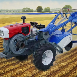Motoculteur diesel 18/20 ch Mini motoculteur à deux roues motoculteur équipement de machines agricoles avec moteur central 2WD - Product Image 2