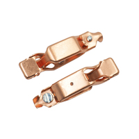 JIA LUN 61 Length Bold Design Pure Brass with Screw crocodile Clips for Electronic Instrument