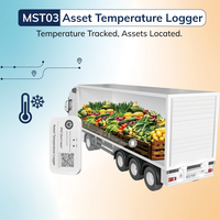 Capteur de température et d'humidité IoT industriel Enregistreur de données de température Lorawan Lora BLE Capteur intelligent de température Bluetooth