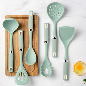 Kit de <span class=keywords><strong>Cuisine</strong></span> écologique en Silicone, haute qualité, accessoires ustensiles de <span class=keywords><strong>Cuisine</strong></span> durables, avec Logo personnalisé - Product Image 4