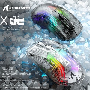 Attack Shark X2 RGB Wireless <b>Mouse</b>, Tri-mode 2.4G BT Transparent <b>Mouse</b>, Suitable for Office Use, Gaming, and Laptops - Product Image 2