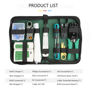 Network Cable Repair <strong>Toolkit</strong> Multi-Tool Set for Installation and Maintenance Hand-Power Source OEM Customizable - Product Image 5