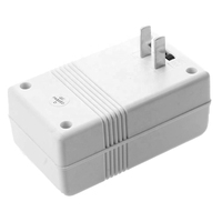 SW-S12 100W 110V-220V 220V-110V Step-Up Convertisseur de Tension Transformateur De Puissance De Voyage Blanc