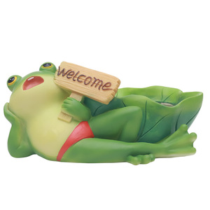Venta caliente divertido dibujos animados <span class=keywords><strong>Rana</strong></span> resina artesanía <span class=keywords><strong>maceta</strong></span> suculenta verde <span class=keywords><strong>maceta</strong></span> hogar escritorio Oficina decoración suculenta <span class=keywords><strong>maceta</strong></span> - Product Image 6