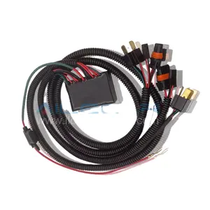 AILECAR Waterproof 12V / 24V H4 LED Headlight Canbus Decoder Harness Wire Fit Any H4 headlamp Car
