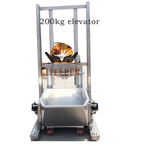 Elevador Móvil para Carne, Carro Elevador de Alimentos y Carne, Máquina Elevadora con Cubeta, Carro con Cubeta para Transportar - Product Image 3