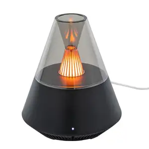 150ml volcano Candle light Remote control Air mist Maker Humidifier fragrance Ultrasonic desktop Aroma Essential Oil Diffuser