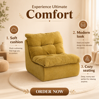 Confortable un siège compressé canapé pouf chaise pour salon et chambre paresseux carlin salon pour Villa école parc-vente en gros