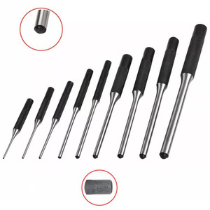 Durable Heat Treated and Drop Forged Steel 9 Pieces <strong>Roll</strong> <strong>Pin</strong> Punch Set Gun Building and Removing <strong>Pins</strong> Repair Tool - Product Image 4