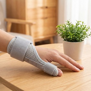 อุปกรณ์พยุงนิ้วหัวแม่มือสำหรับนวดเพื่อสุขภาพ ป้องกันข้อต่อนิ้วมือ สายรัดข้อมือ ช่วยพยุงเอ็นและข้อต่อ รุ่นรัดกระชับ - Product Image 6