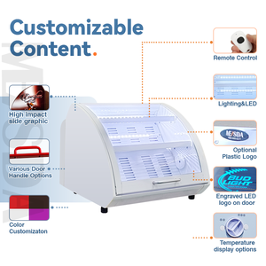 Meisda Sc15 Mini Bar 15L Pho Mát & Sô Cô La Tủ Lạnh Hiển Thị Mát Cho Siêu Thị & Nhà Hàng 220V Lạnh <span class=keywords><strong>Showcase</strong></span> - Product Image 2