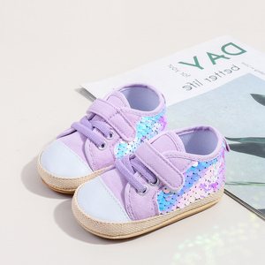 รองเท้าเด็กผู้หญิงคุณภาพสูง ดีไซน์วิบวับ สไตล์ลำลอง สำหรับฤดูใบไม้ผลิและฤดูใบไม้ร่วง ปี 2025 พื้นกันลื่น เหมาะสำหรับเด็กหัดเดิน - Product Image 3