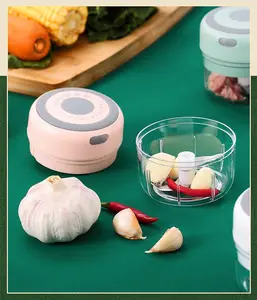 Mutfak gadgets sarımsak değirmeni elektrikli mini sarımsak öğütücü kıyma ev sarımsak karıştırıcı yardımcı gıda makinesi